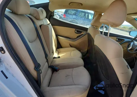 2012 Hyundai Elantra Gls from USA, damaged, VIN 5NPDH4AEXCH068499